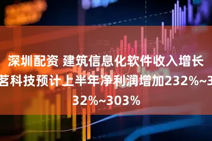 深圳配资 建筑信息化软件收入增长，品茗科技预计上半年净利润增加232%~303%